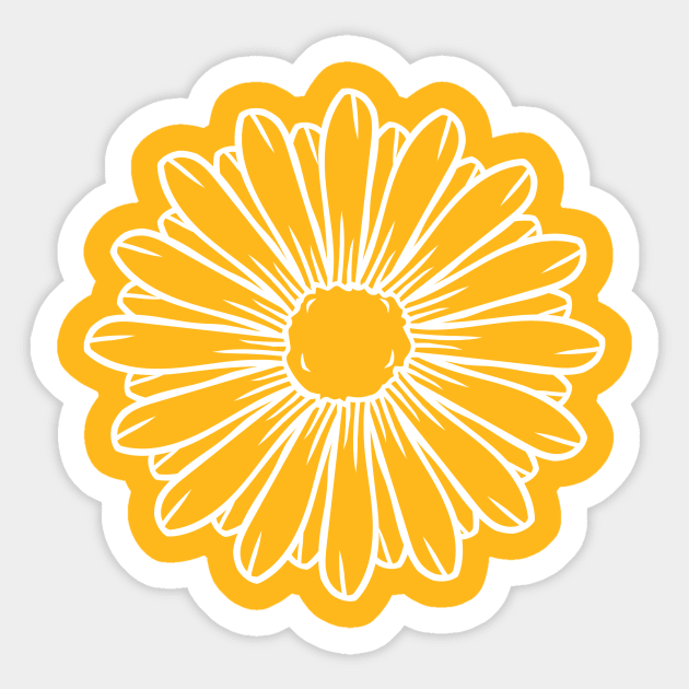 daisy flower Sticker by theDK9